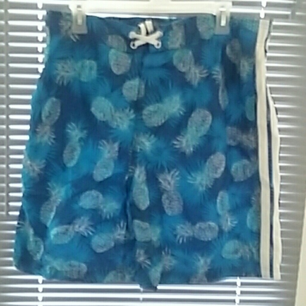 Mens swim trunks.